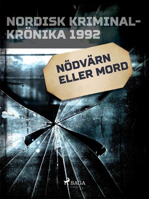 cover image of Nödvärn eller mord